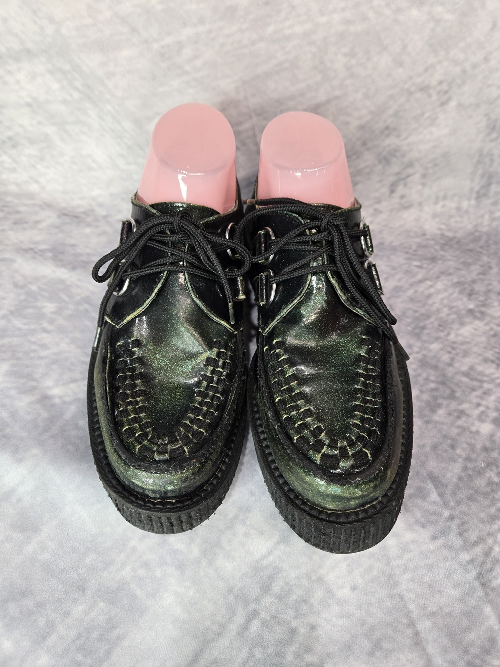 T.U.K. Women's Black and Blue Footwear